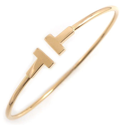 Tiffany & Co Bangle T Wire Narrow 18k Pink Gold Bracelet