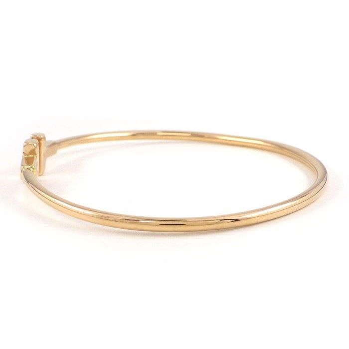Tiffany & Co Bangle T Wire Narrow 18k Pink Gold Bracelet — view 2
