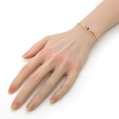 Tiffany & Co Bangle T Wire Narrow 18k Pink Gold Bracelet — view 5