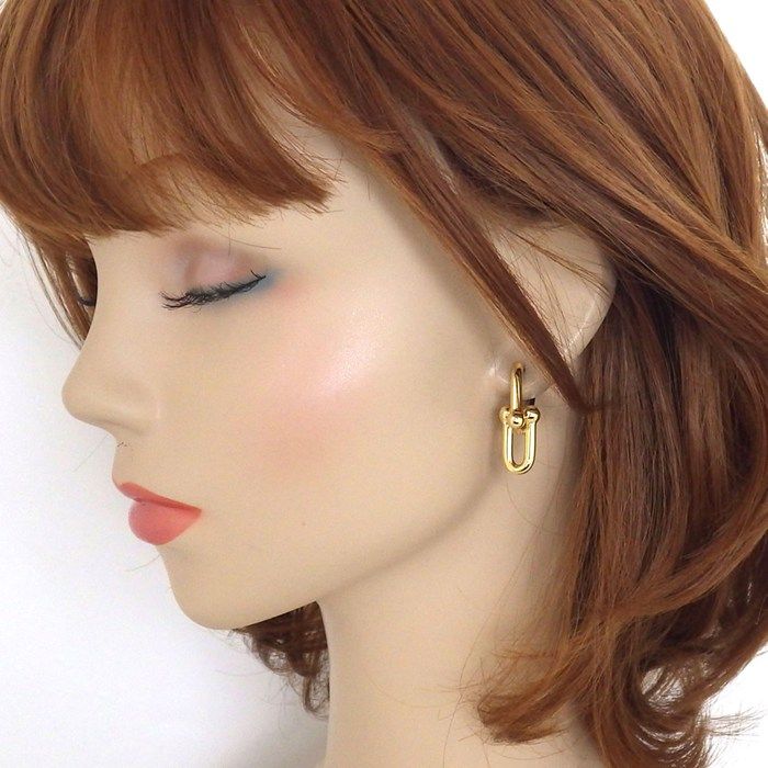 Tiffany & Co Earrings HardWear Medium Link 18k Yellow Gold — view 5