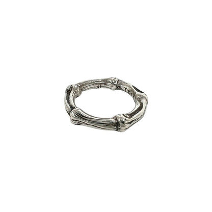 Tiffany & Co Vintage Bamboo Ring 925 Sterling Silver — view 4