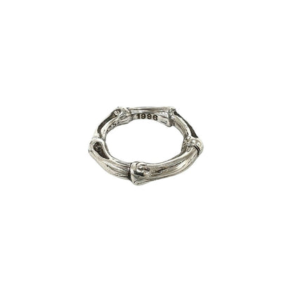 Tiffany & Co Vintage Bamboo Ring 925 Sterling Silver — view 5