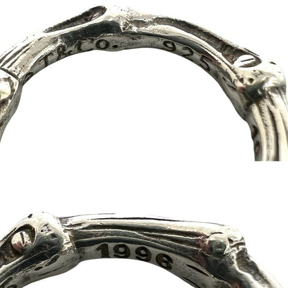 Tiffany & Co Vintage Bamboo Ring 925 Sterling Silver — view 3