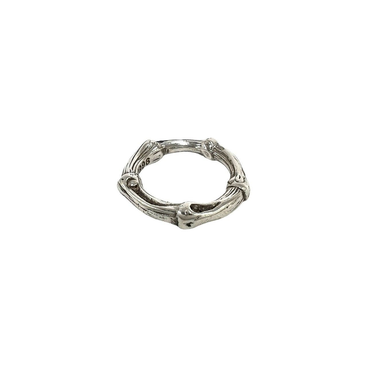 Tiffany & Co Vintage Bamboo Ring 925 Sterling Silver — view 6