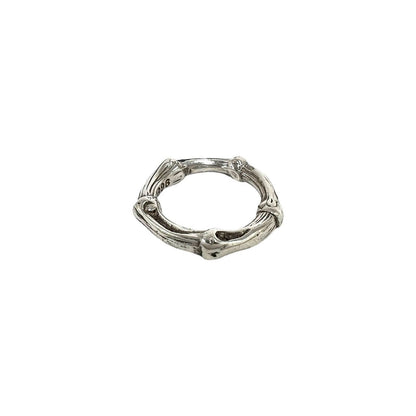 Tiffany & Co Vintage Bamboo Ring 925 Sterling Silver — view 6