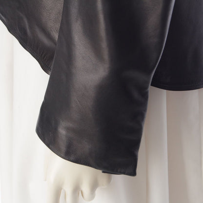 Gucci Tom Ford Era Leather Lace-up Tailored Jacket Black 40 — view 7