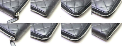 Chanel Quilted Lambskin Zip Around Wallet — view 4