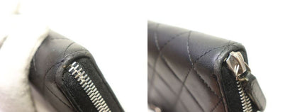 Chanel Quilted Lambskin Zip Around Wallet — view 8