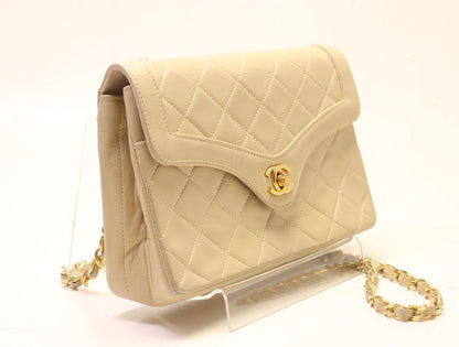 Chanel Quilted Lambskin Chain Shoulder Bag — view 4