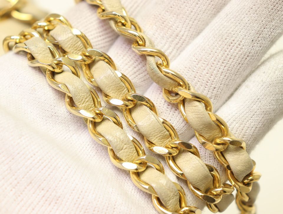 Chanel Quilted Lambskin Chain Shoulder Bag — view 6