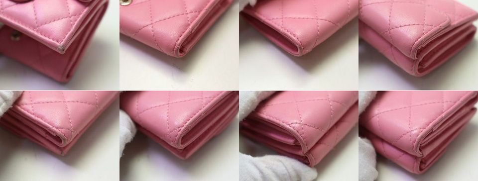 Chanel Quilted Lambskin Trifold Wallet — view 5
