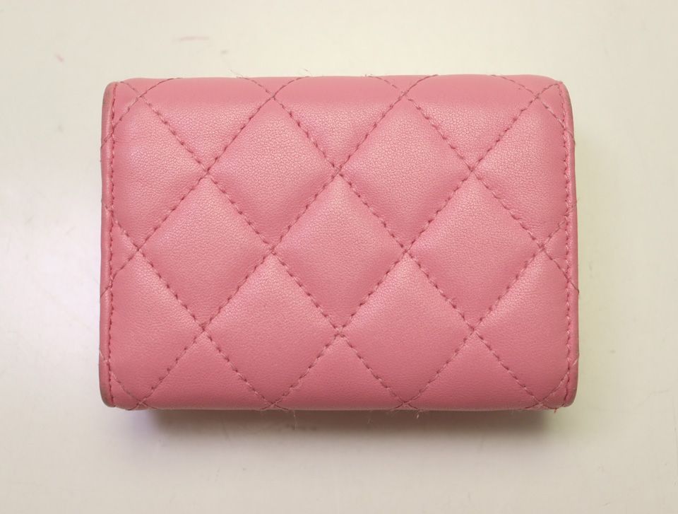 Chanel Quilted Lambskin Trifold Wallet — view 2