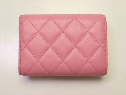 Chanel Quilted Lambskin Trifold Wallet — view 2