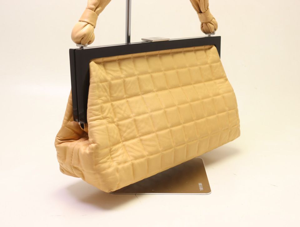 Chanel Choco Bar Lambskin Handbag — view 4