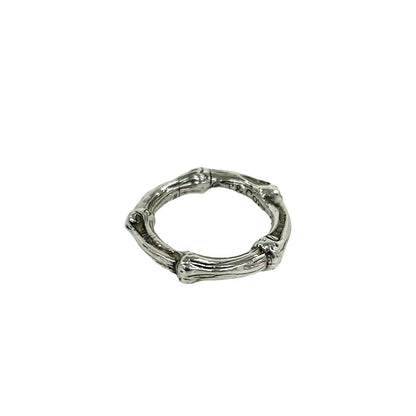 Tiffany & Co Vintage Bamboo Ring 925 Sterling Silver — view 4