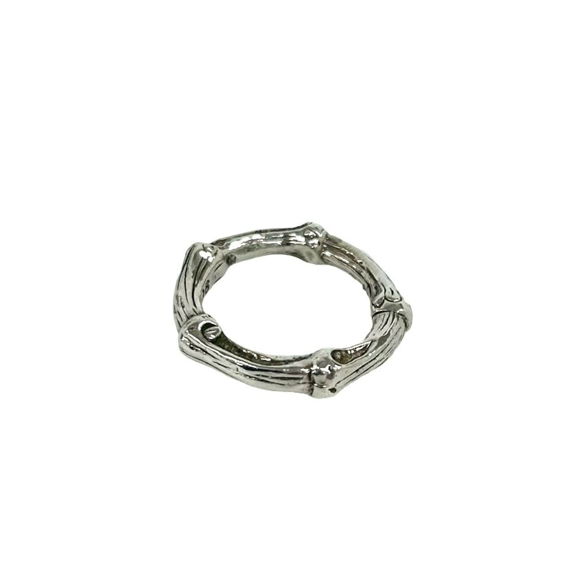 Tiffany & Co Vintage Bamboo Ring 925 Sterling Silver — view 6