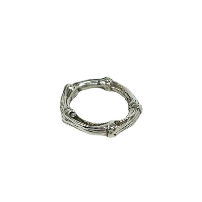 Tiffany & Co Vintage Bamboo Ring 925 Sterling Silver — view 6