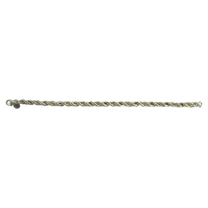 Tiffany & Co Twisted Rope Bracelet Silver Yellow Gold — view 5