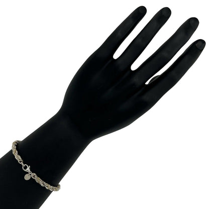 Tiffany & Co Twisted Rope Bracelet Silver Yellow Gold — view 2