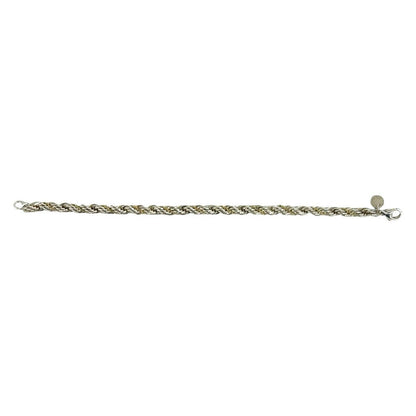 Tiffany & Co Twisted Rope Bracelet Silver Yellow Gold — view 6