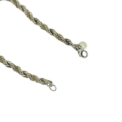 Tiffany & Co Twisted Rope Bracelet Silver Yellow Gold — view 4