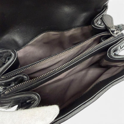 Bottega Veneta Intrecciato Leather Clutch Black — view 6