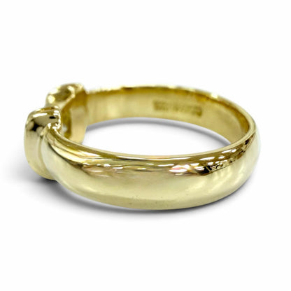 Tiffany & Co Vintage 750 Diamond Stacking Ring Yellow Gold JP — view 2