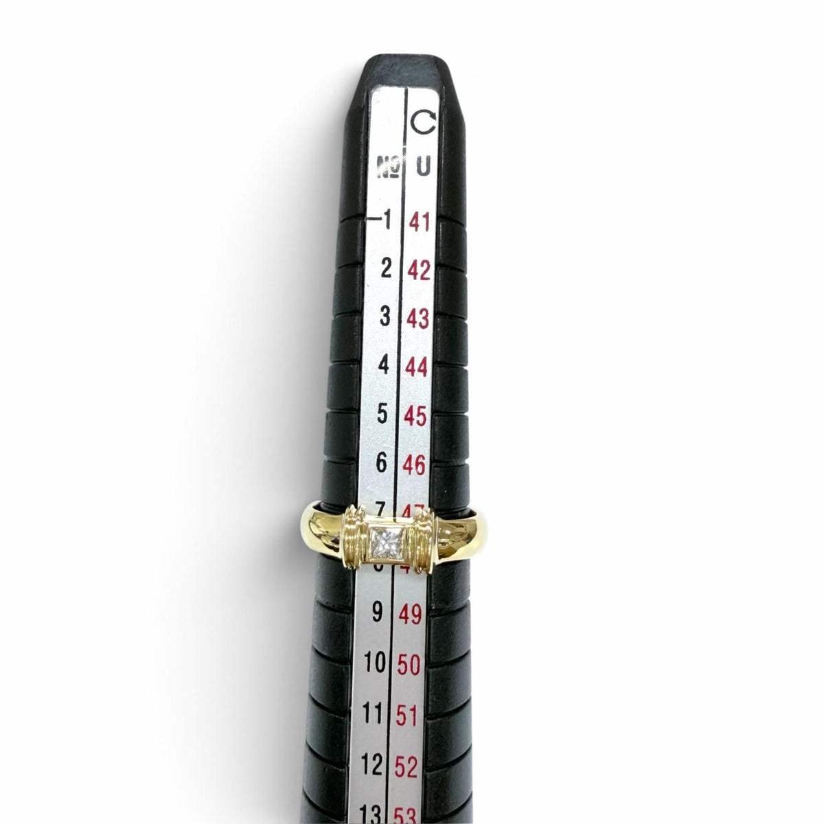 Tiffany & Co Vintage 750 Diamond Stacking Ring Yellow Gold JP — view 5