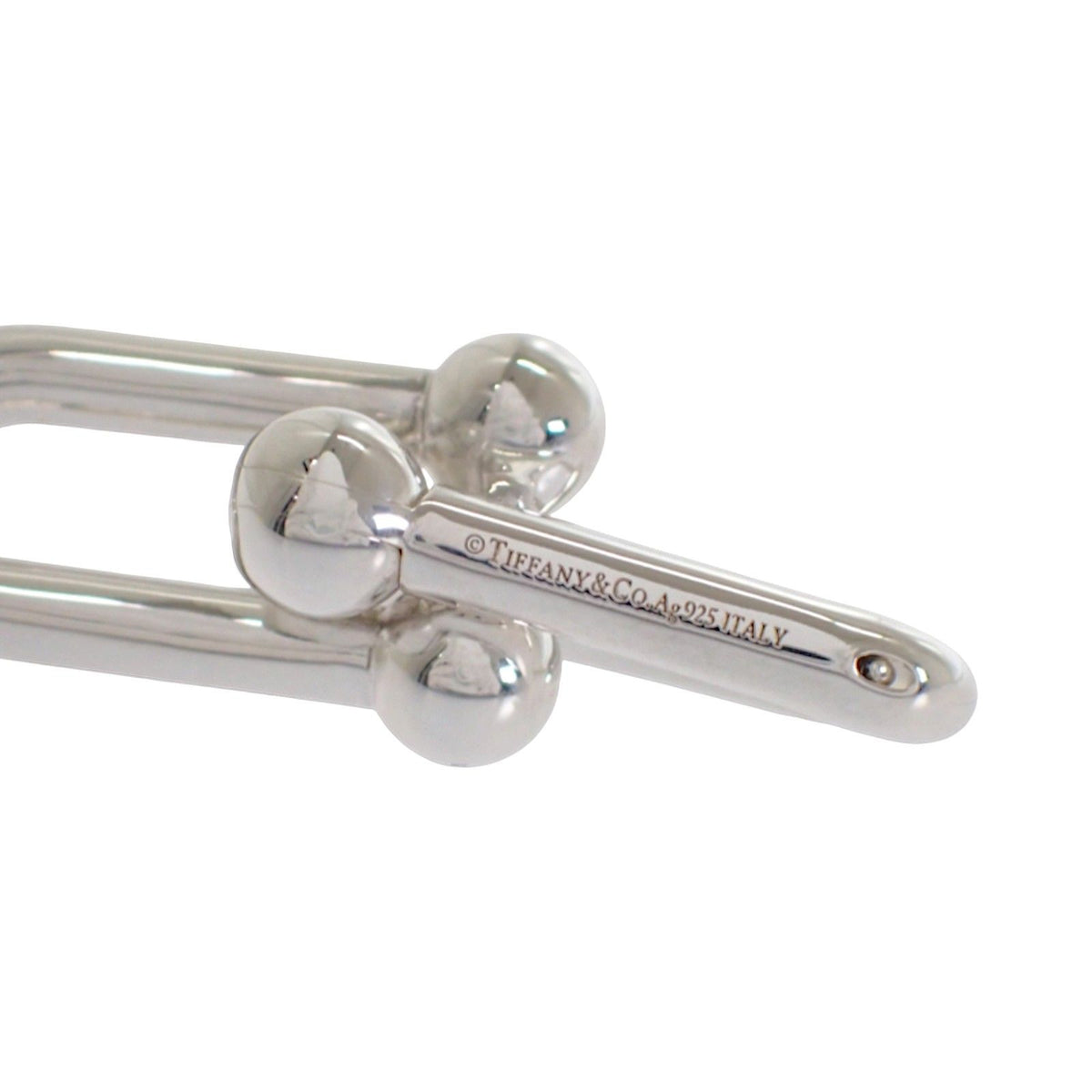 Tiffany & Co HardWear Large Link Earrings 925 Sterling Silver — view 7