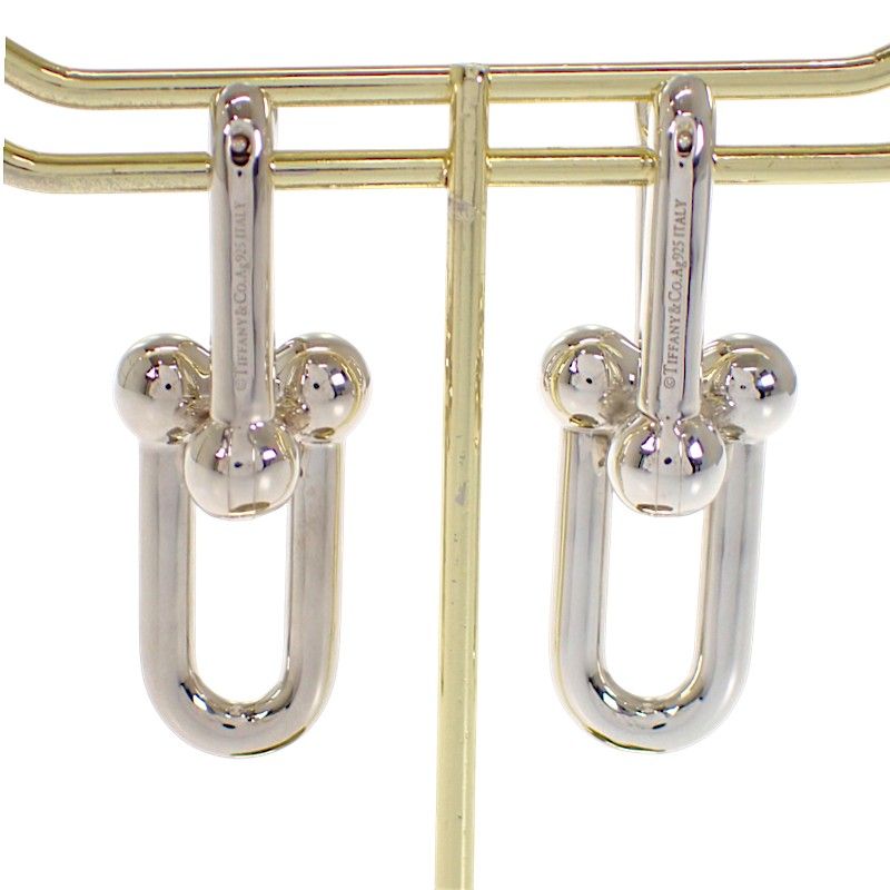 Tiffany & Co HardWear Large Link Earrings 925 Sterling Silver — view 5