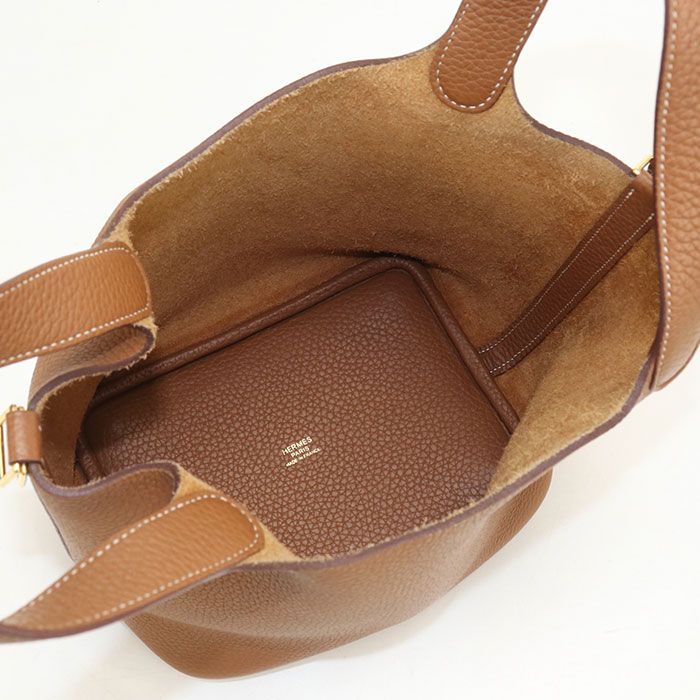 Hermes Picotin Lock PM Handbag Taurillon Clemence — view 3