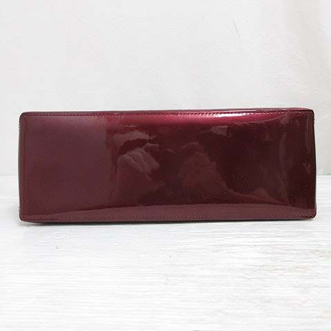 Louis Vuitton Monogram Vernis Wilshire PM Hand Bag Rouge Fauvist Patent Leather — view 4