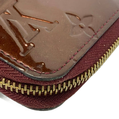 Louis Vuitton Wallet Monogram Vernis Zippy Amarante Leather — view 6
