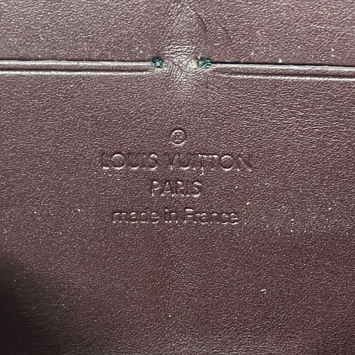 Louis Vuitton Wallet Monogram Vernis Zippy Amarante Leather — view 5