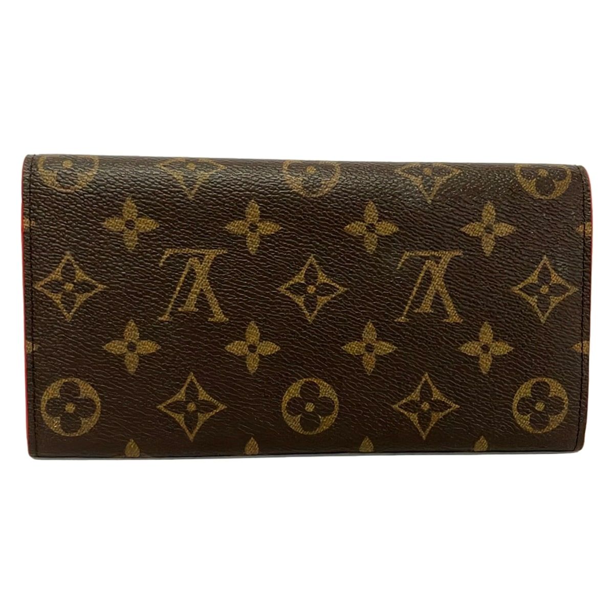 Louis Vuitton Wallet Monogram Portefeuille Emily Poppy Red — view 2