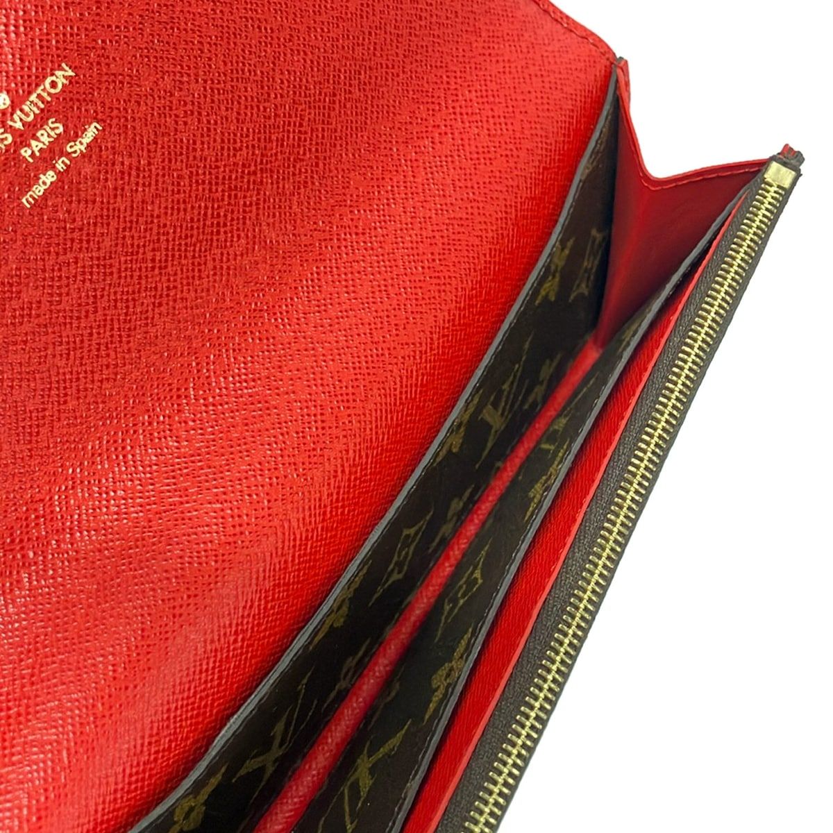 Louis Vuitton Wallet Monogram Portefeuille Emily Poppy Red — view 4