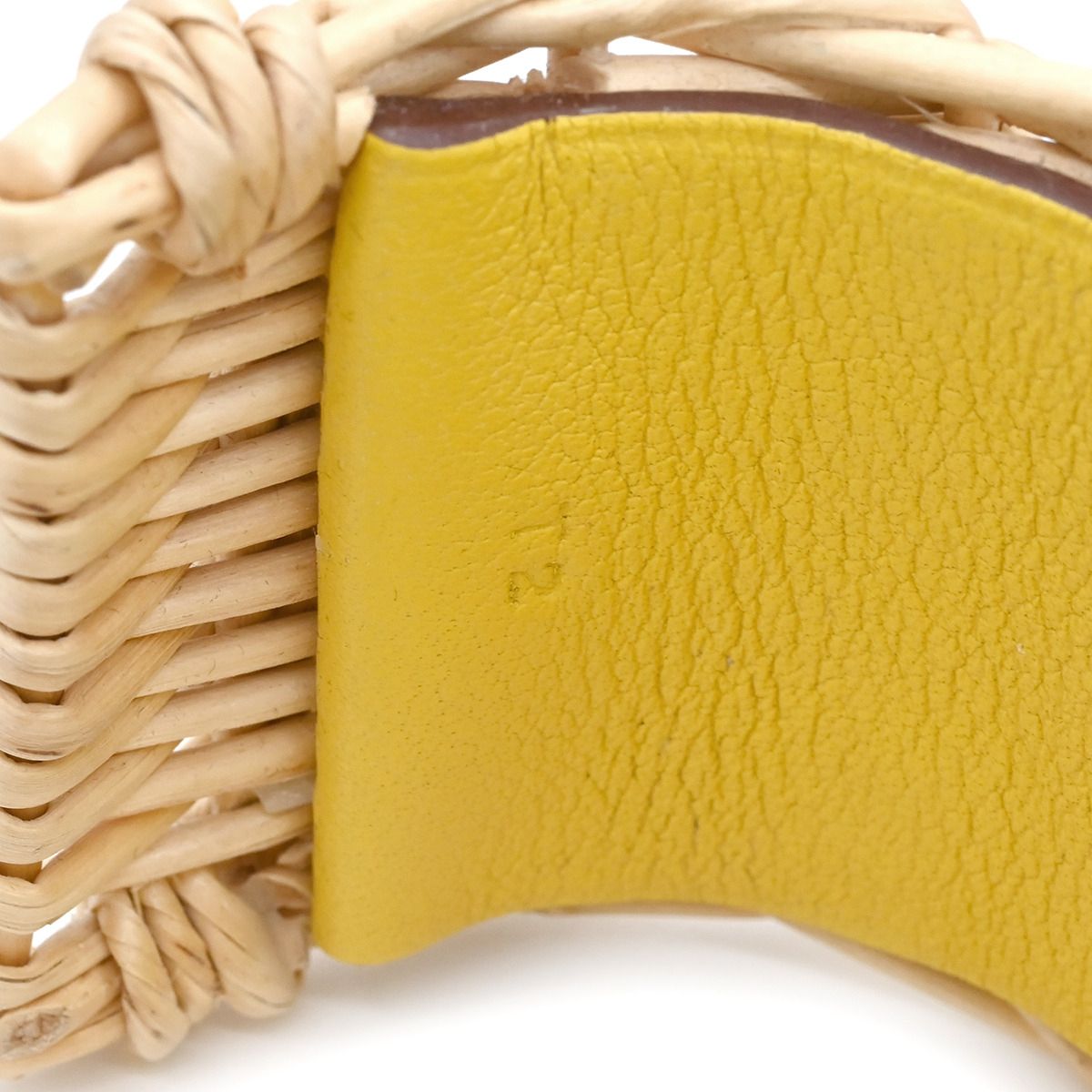 Hermes Bracelet Collier de Chien Medor Picnic Veau Barenia Rattan Jaune Naple — view 5