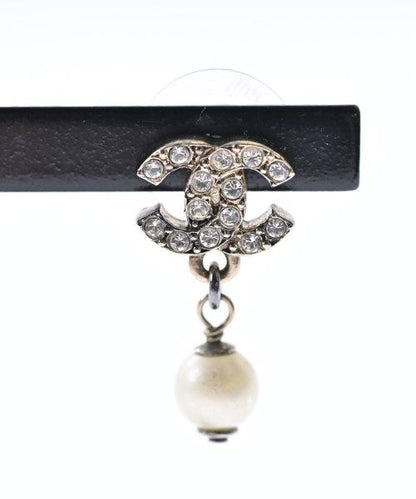 Chanel Earrings CC Logo Pearl Rhinestone 10A — view 2