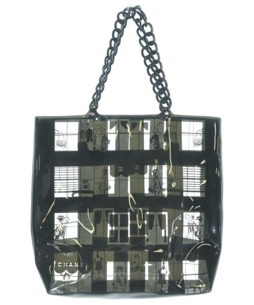 Chanel Windows Line Chain Tote Bag