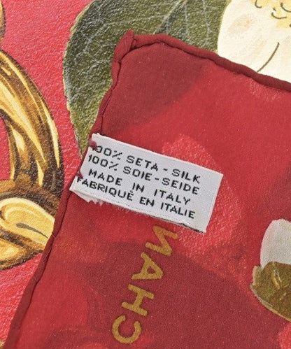 Chanel Bandana Scarf Red — view 5