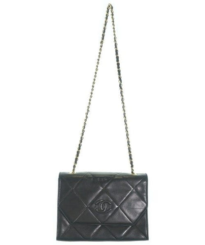 Chanel Quilted Chain Shoulder CC Logo Lambskin Bag — view 3