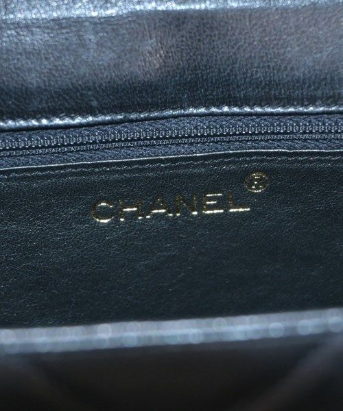 Chanel Quilted Chain Shoulder CC Logo Lambskin Bag — view 5