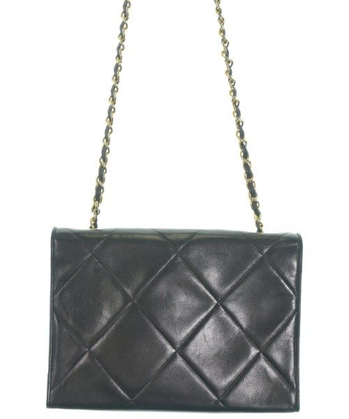 Chanel Quilted Chain Shoulder CC Logo Lambskin Bag — view 2