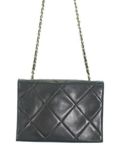 Chanel Quilted Chain Shoulder CC Logo Lambskin Bag — view 2