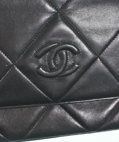 Chanel Quilted Chain Shoulder CC Logo Lambskin Bag — view 7