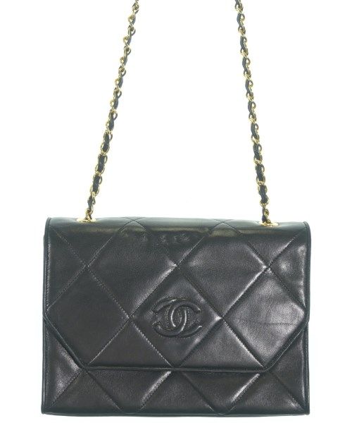 Chanel Quilted Chain Shoulder CC Logo Lambskin Bag
