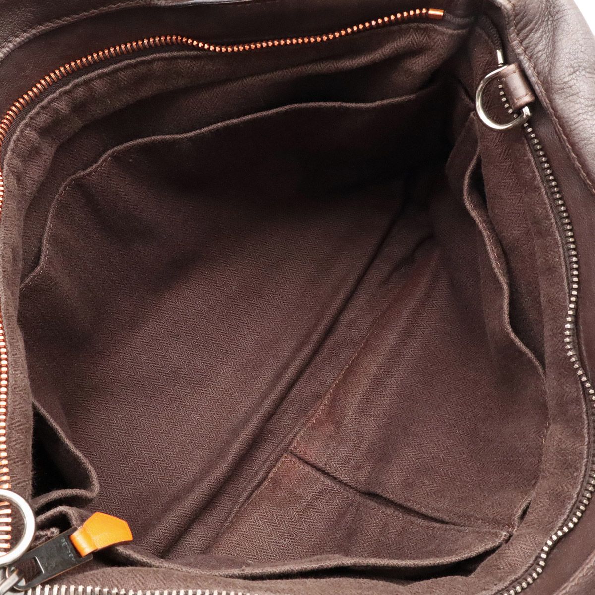 Hermes Caravan Horizontal MM Tote 2-Way Shoulder Bag Crossbody Voderma Leather — view 8