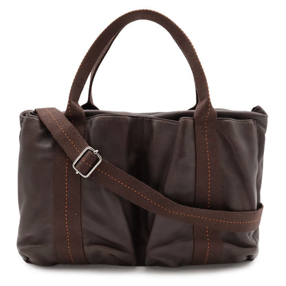 Hermes Caravan Horizontal MM Tote 2-Way Shoulder Bag Crossbody Voderma Leather
