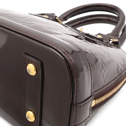 Louis Vuitton Monogram Vernis Alma BB Mini Bag 2-Way Amarante Gold — view 3