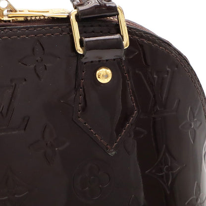 Louis Vuitton Monogram Vernis Alma BB Mini Bag 2-Way Amarante Gold — view 7